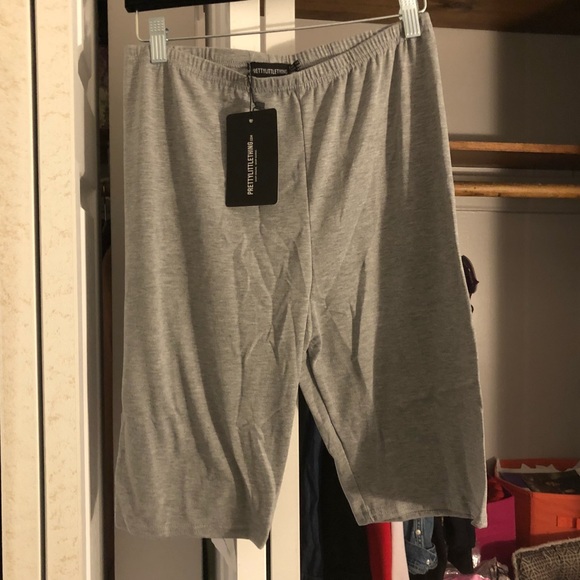 Super Comfy Gray Biker Shorts - Picture 6 of 8